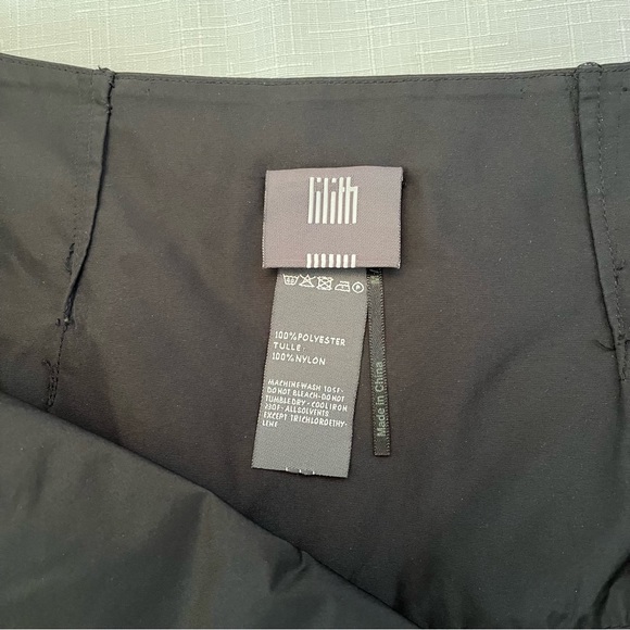 Lilith France Full Tulle Black Skirt M - Picture 14 of 15